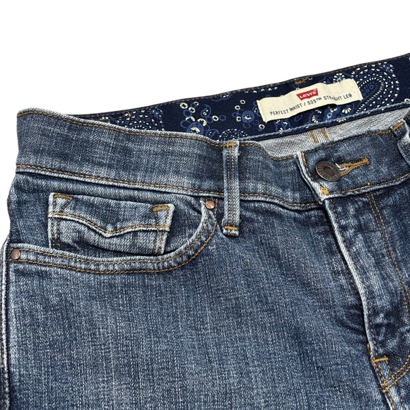 Levi’s Perfect Waist 525 Straight Leg Jeans – Women’s Size 5/6 Short - Picture 11 of 13
